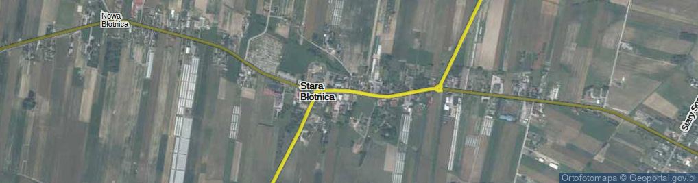 Zdjęcie satelitarne Stara Błotnica ul.